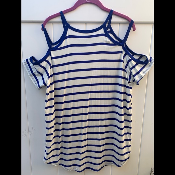 143 story size large striped blouse NWT - Picture 2 of 7